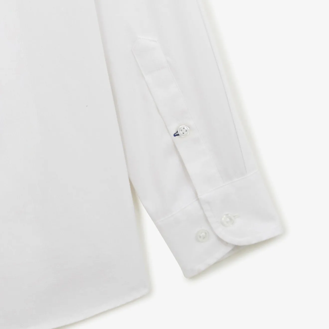 Chemises|L'élégant>SERGE BLANCO Charles white cotton muslin shirt BLANC
