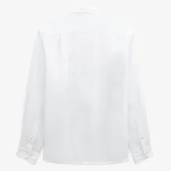 Chemises>SERGE BLANCO Charles white linen shirt DENIM