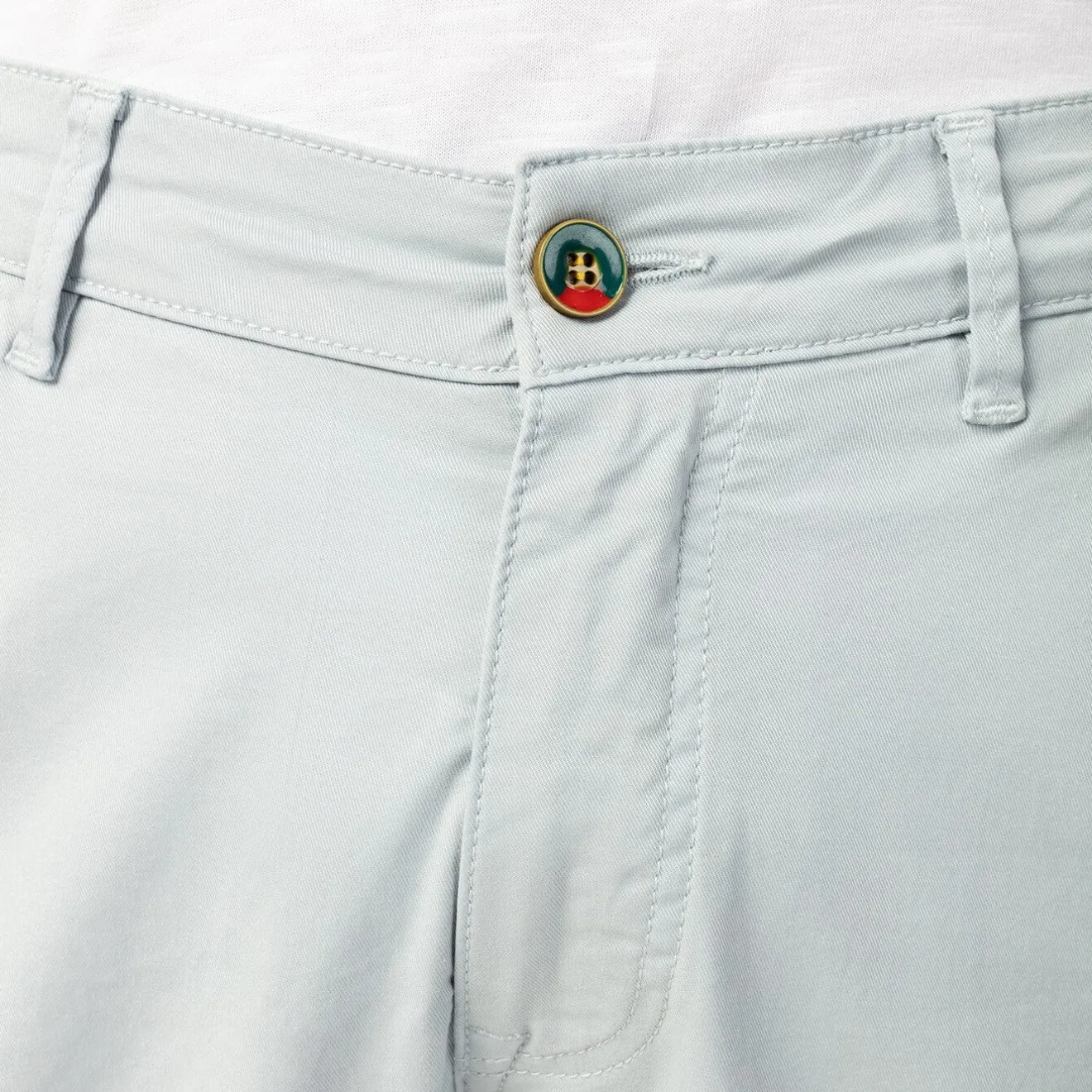 Pantalons>SERGE BLANCO Chino 702 comfort fit ice CRYSTAL
