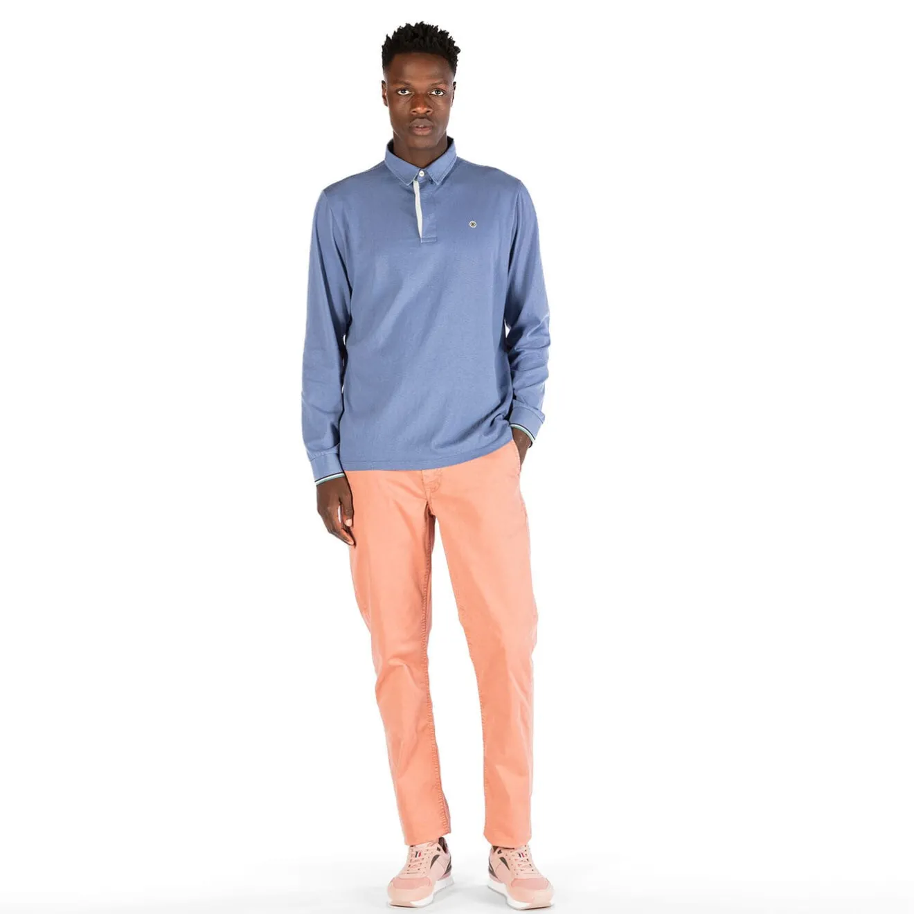 Pantalons>SERGE BLANCO Chino 702 comfort fit nude CAMEL