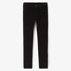 Pantalons>SERGE BLANCO Chino 702 comfort in black velvet MASTIC