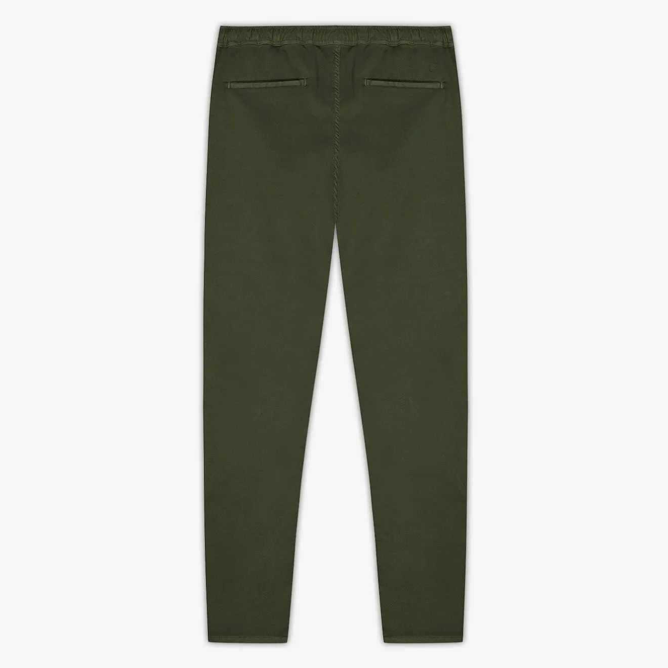 Pantalons>SERGE BLANCO Chino 738 elasticated waist army NUDE
