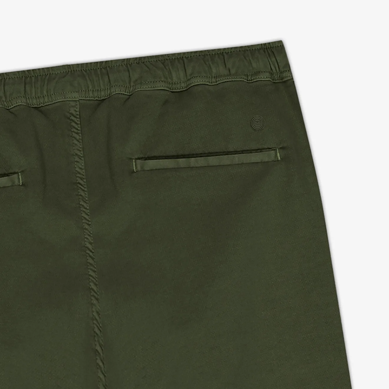 Pantalons>SERGE BLANCO Chino 738 elasticated waist army NUDE