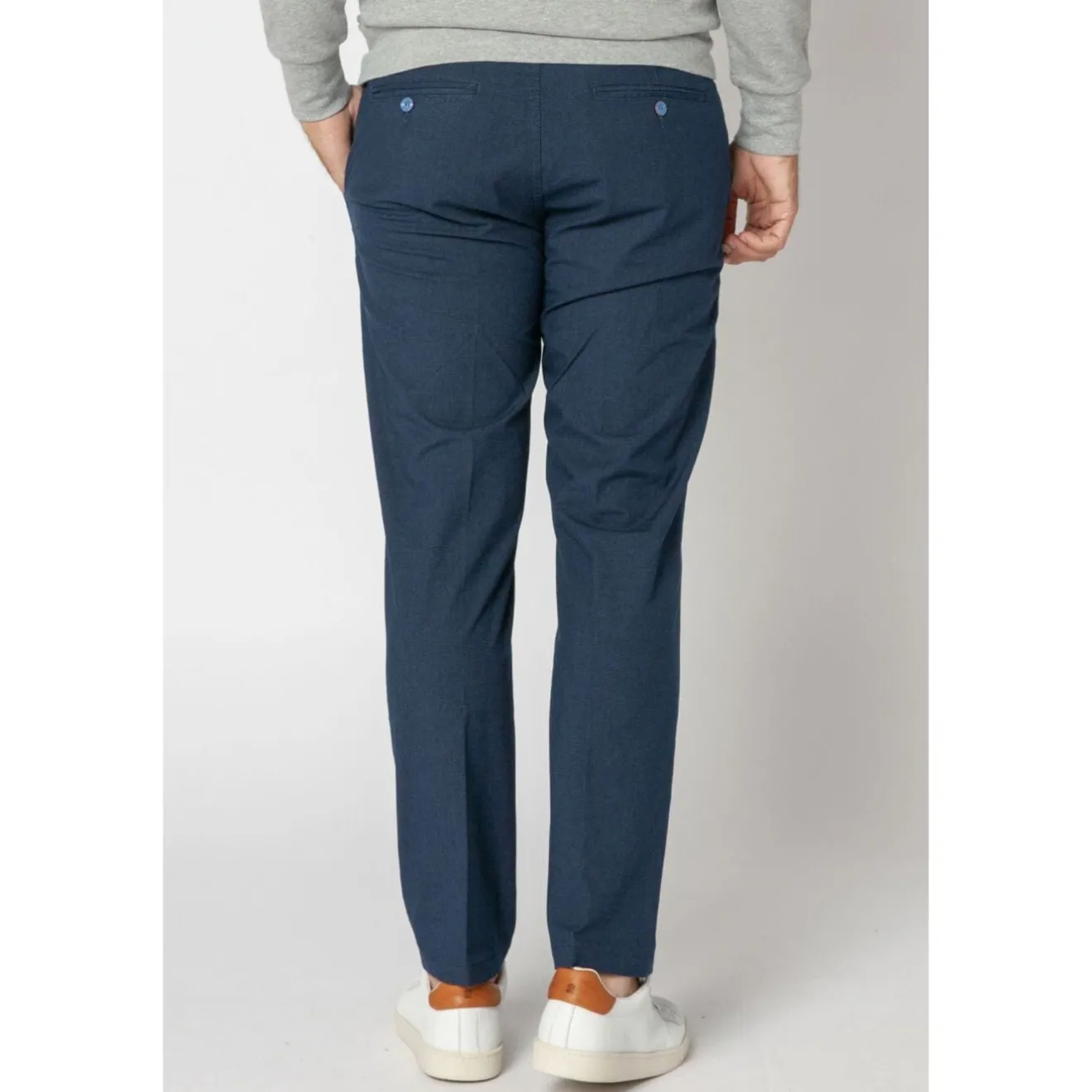 Pantalons>SERGE BLANCO Chino 707 indigo NOISETTE