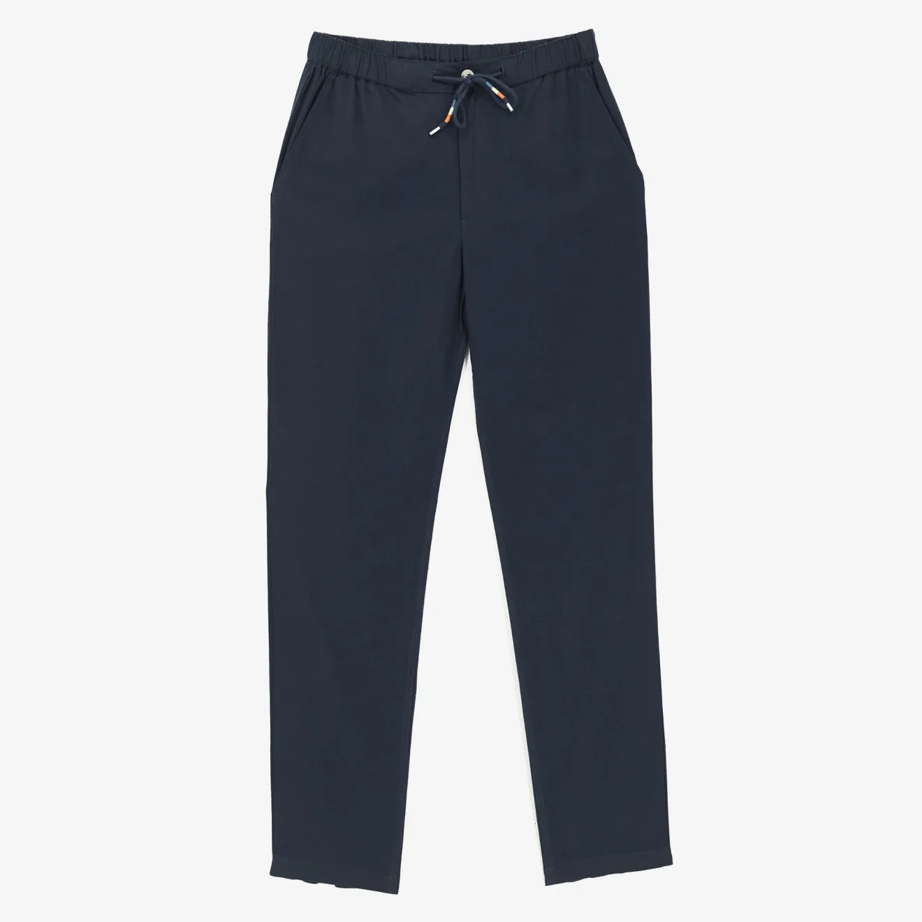 Pantalons|Tel Père, Tel Fils>SERGE BLANCO Chino 750 Peter tapered elasticated midnight blue CIEL