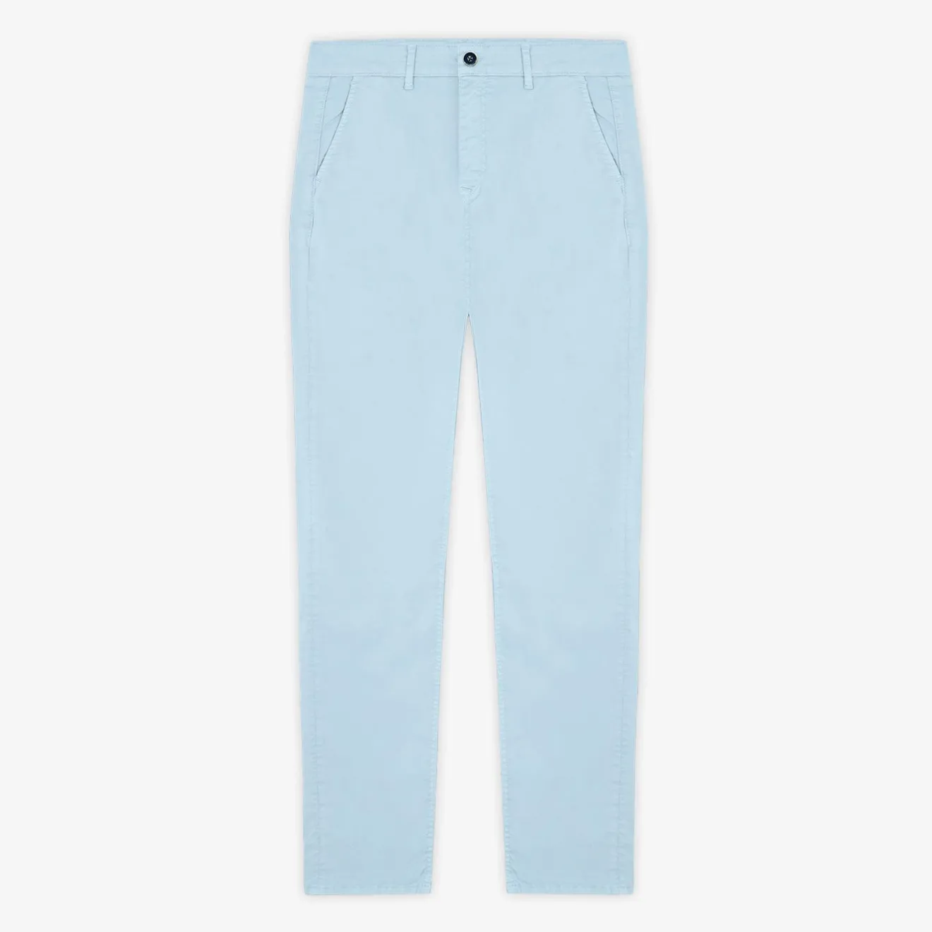 Pantalons|L'audacieux>SERGE BLANCO Chino 702 straight cut sky blue MILITARY