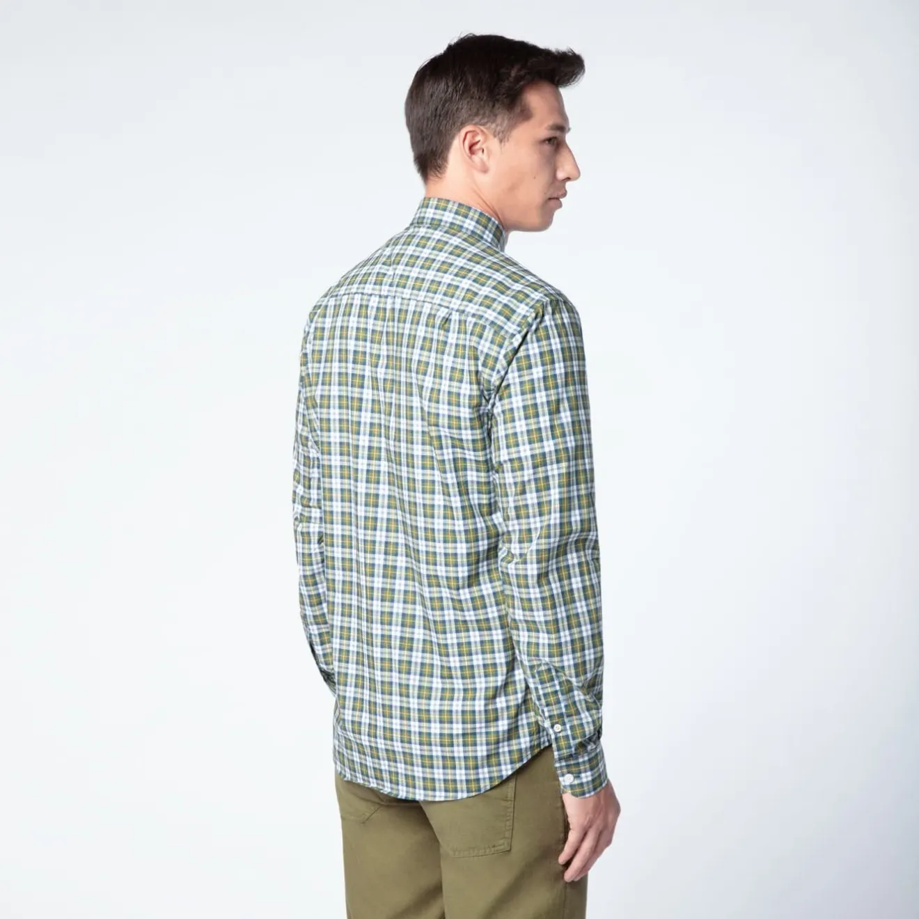 Chemises>SERGE BLANCO Clan Check Shirt - Slim Fit BORDEAUX