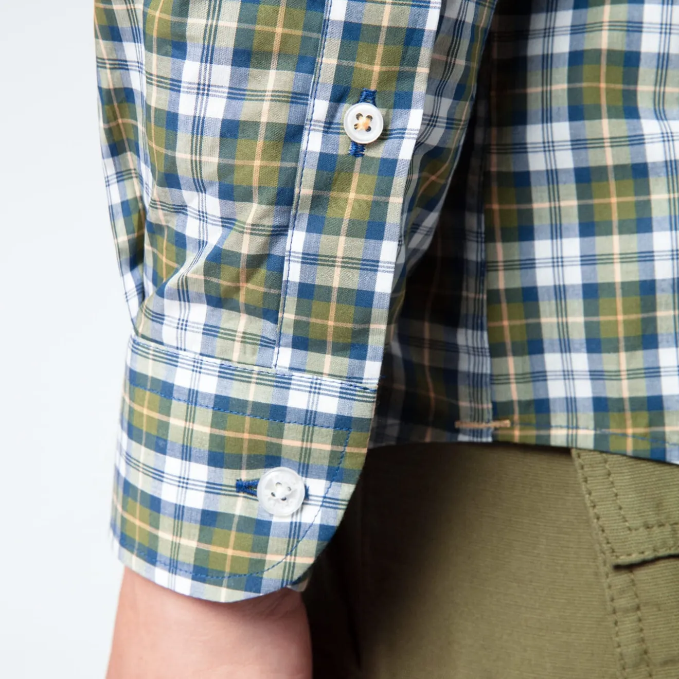 Chemises>SERGE BLANCO Clan Check Shirt - Slim Fit BORDEAUX