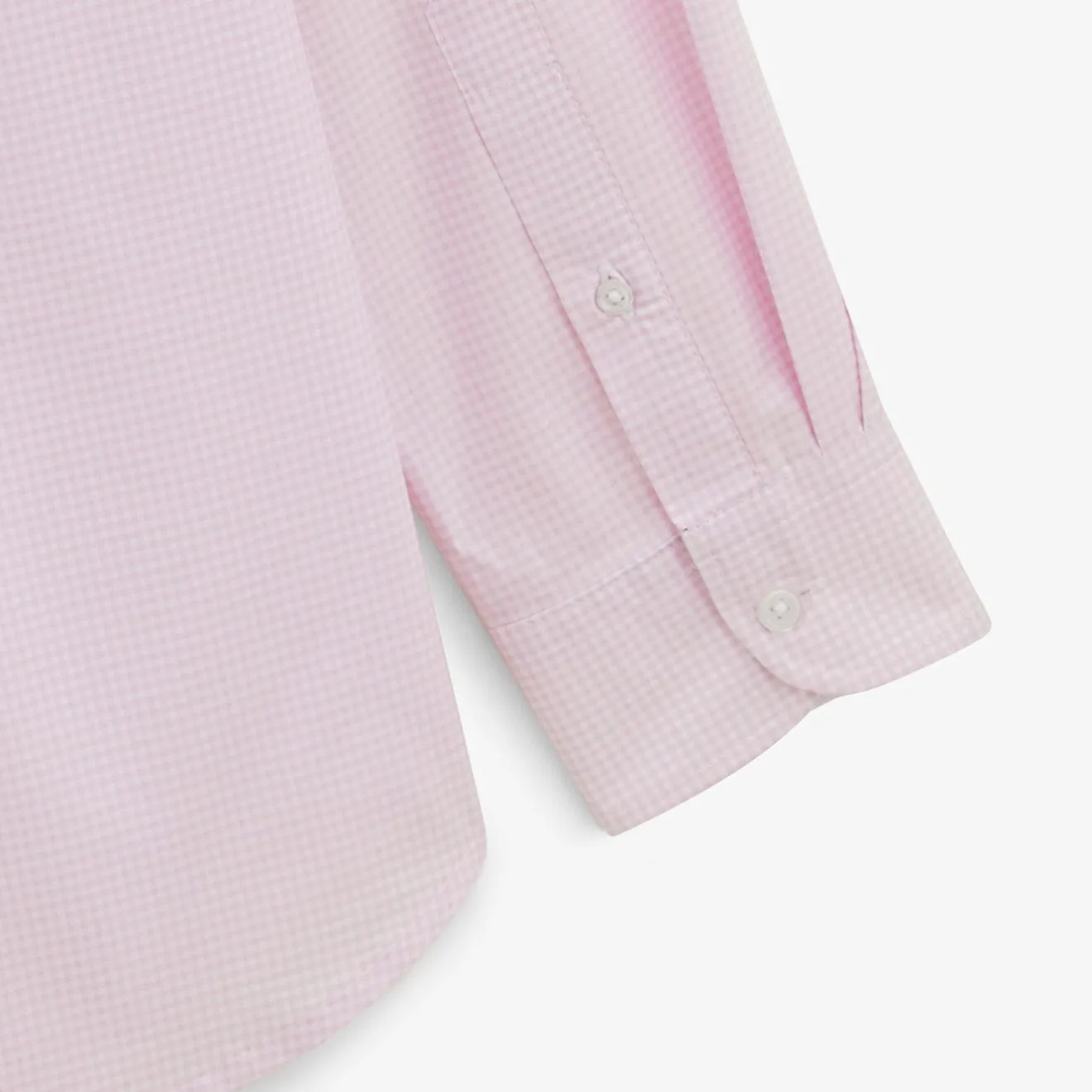 Chemises>SERGE BLANCO Clément shirt in pink gingham checks MASTIC