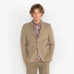 Chemises>SERGE BLANCO Clovis shirt with apricot floral print CIEL