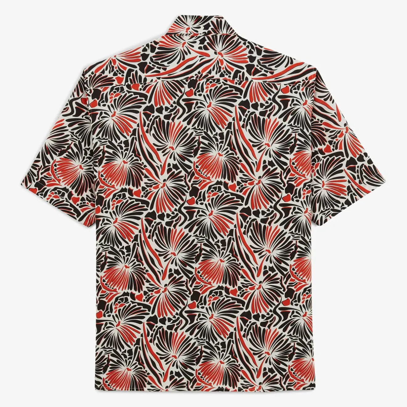 Chemises>SERGE BLANCO Clovis shirt with apricot floral print CIEL
