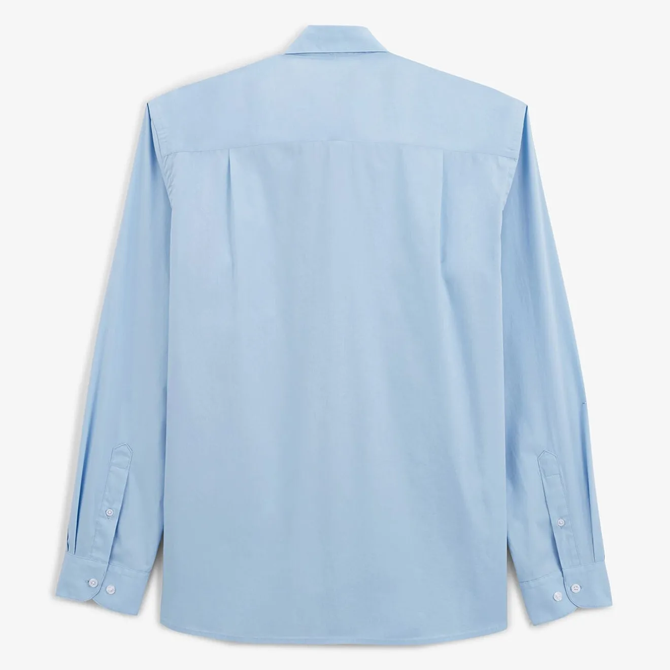 Chemises>SERGE BLANCO Comfort sky poplin shirt BLANC