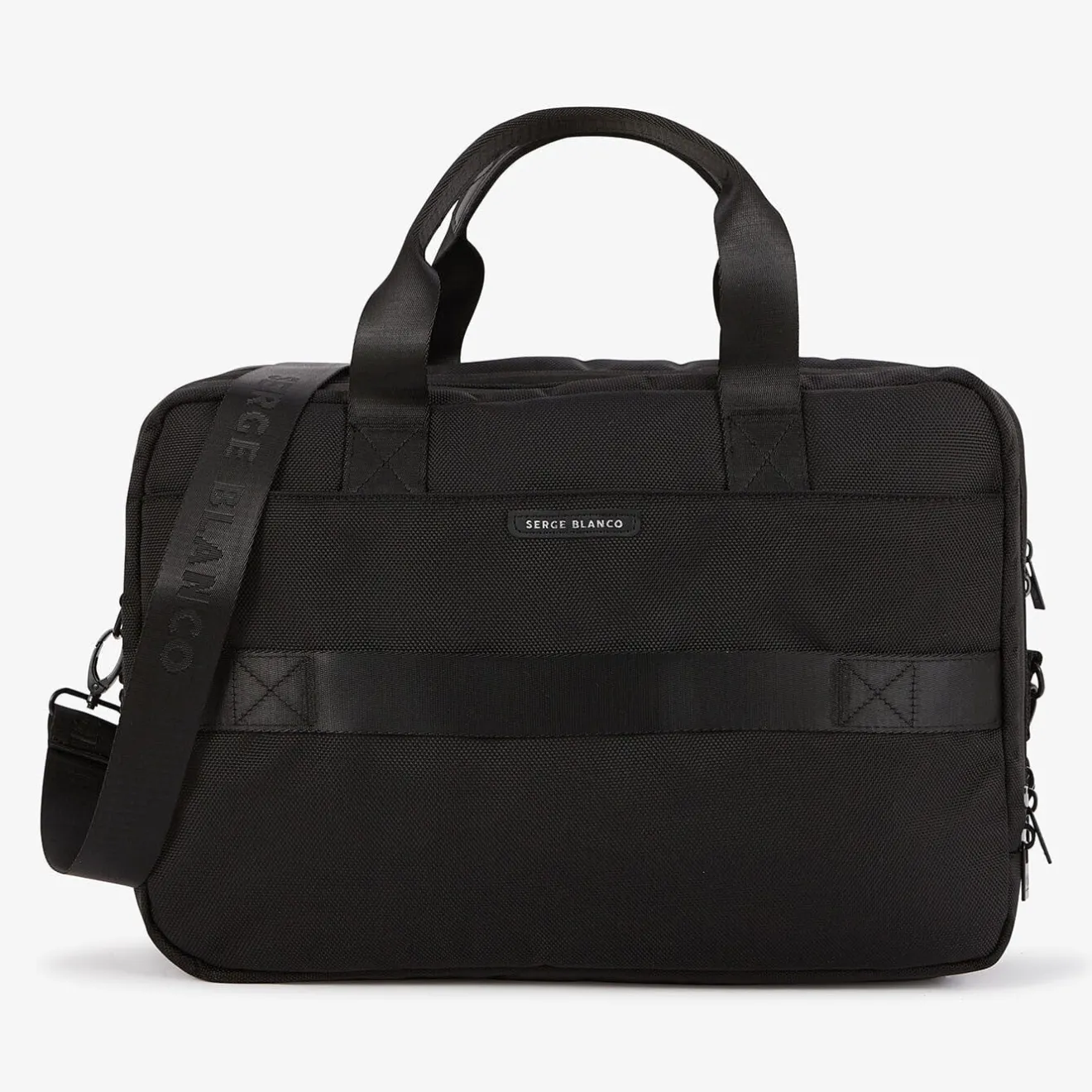 Control|Sacoches D'ordinateur>SERGE BLANCO CONTROL black computer bag MARINE