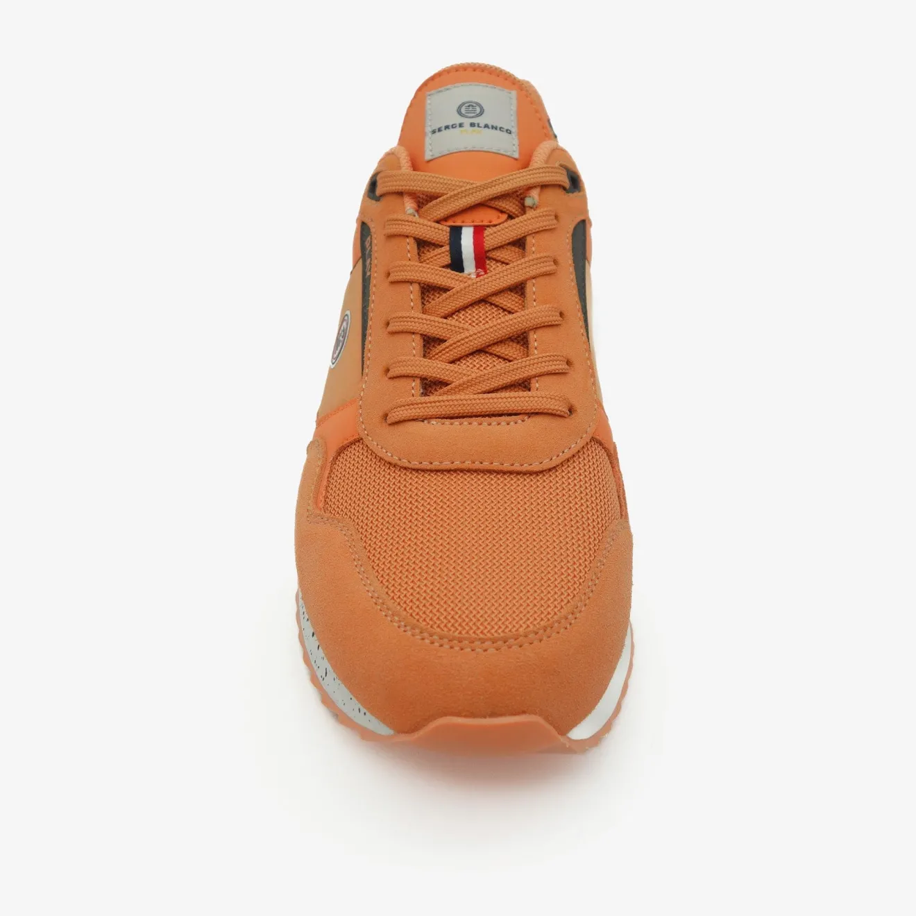Collection Chamonix>SERGE BLANCO Coral orange Chamonix sneaker TECK