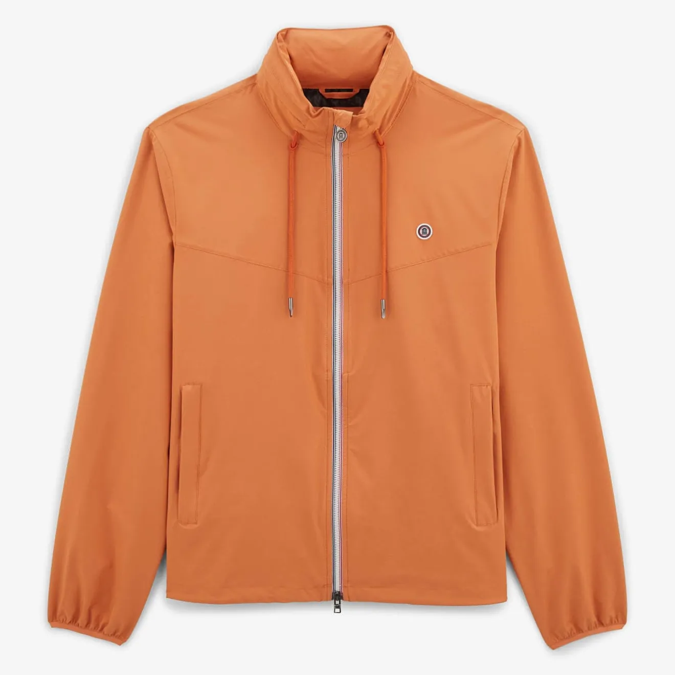 Ligne Play|Manteaux & Vestes>SERGE BLANCO Coral orange waterproof Storm jacket OFF WHITE