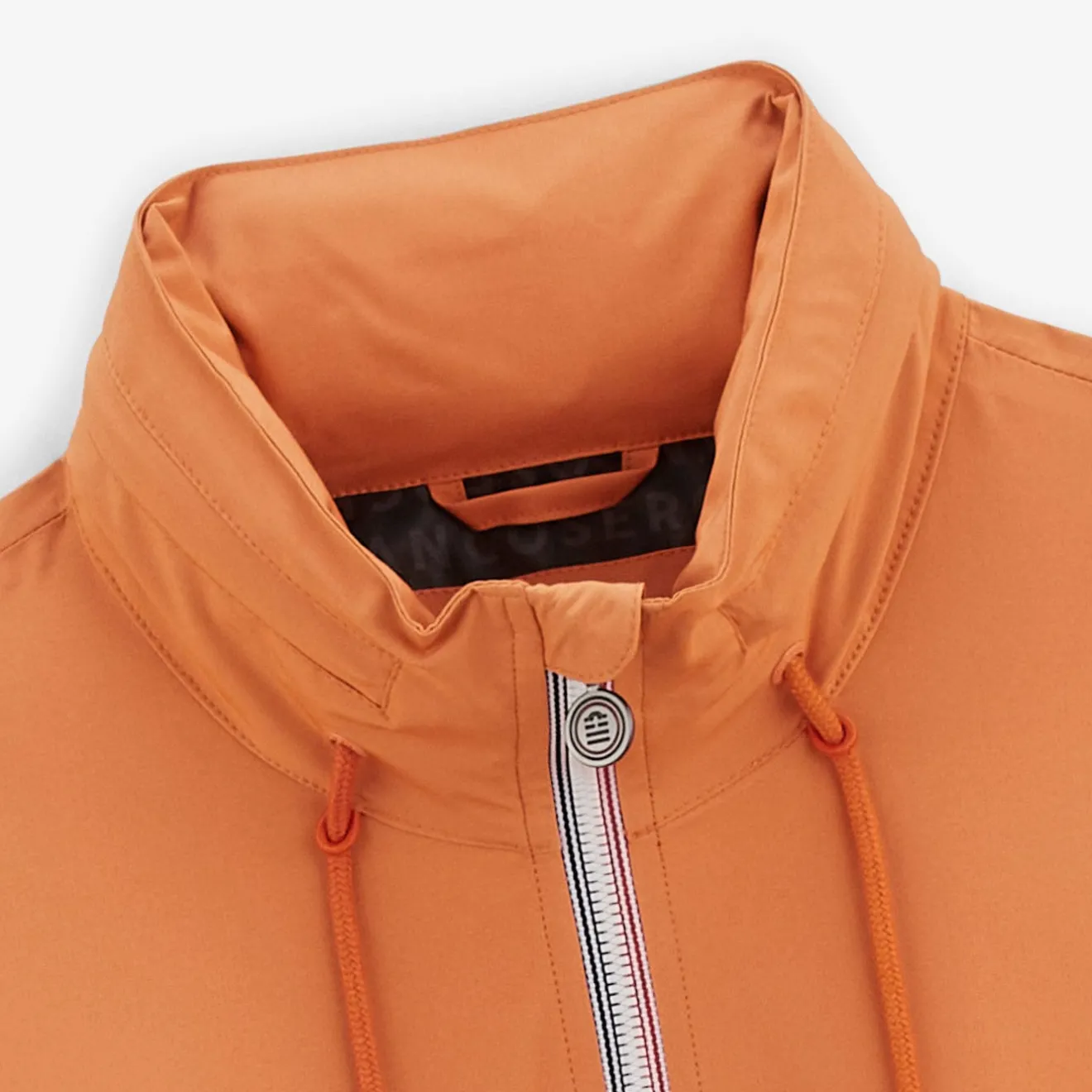 Ligne Play|Manteaux & Vestes>SERGE BLANCO Coral orange waterproof Storm jacket OFF WHITE