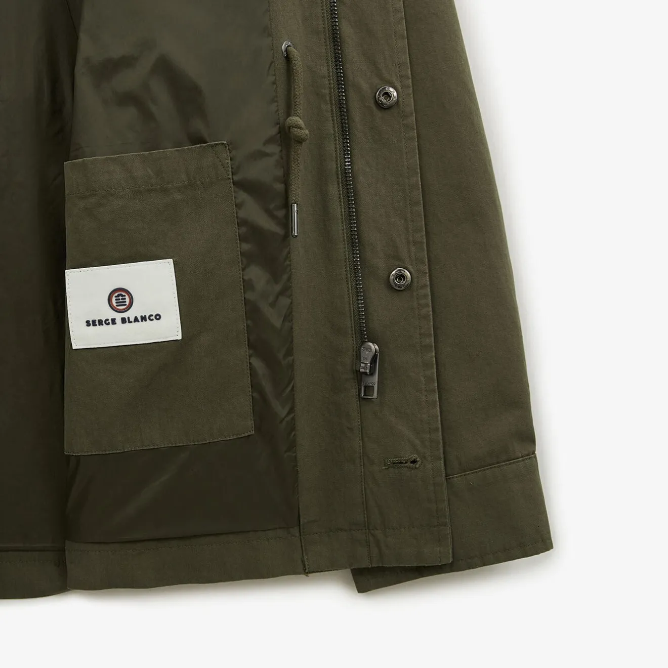 Manteaux & Vestes>SERGE BLANCO Dagobert military safari jacket BLUE WORK