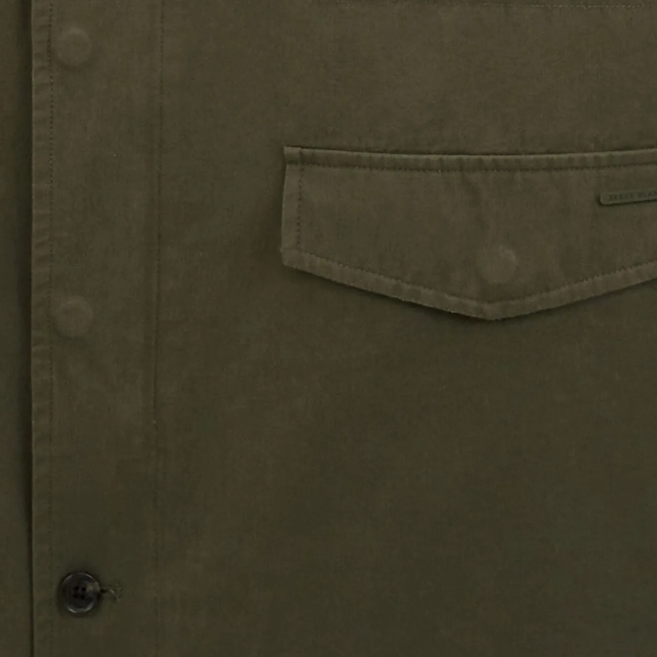 Manteaux & Vestes>SERGE BLANCO Dagobert military safari jacket BLUE WORK