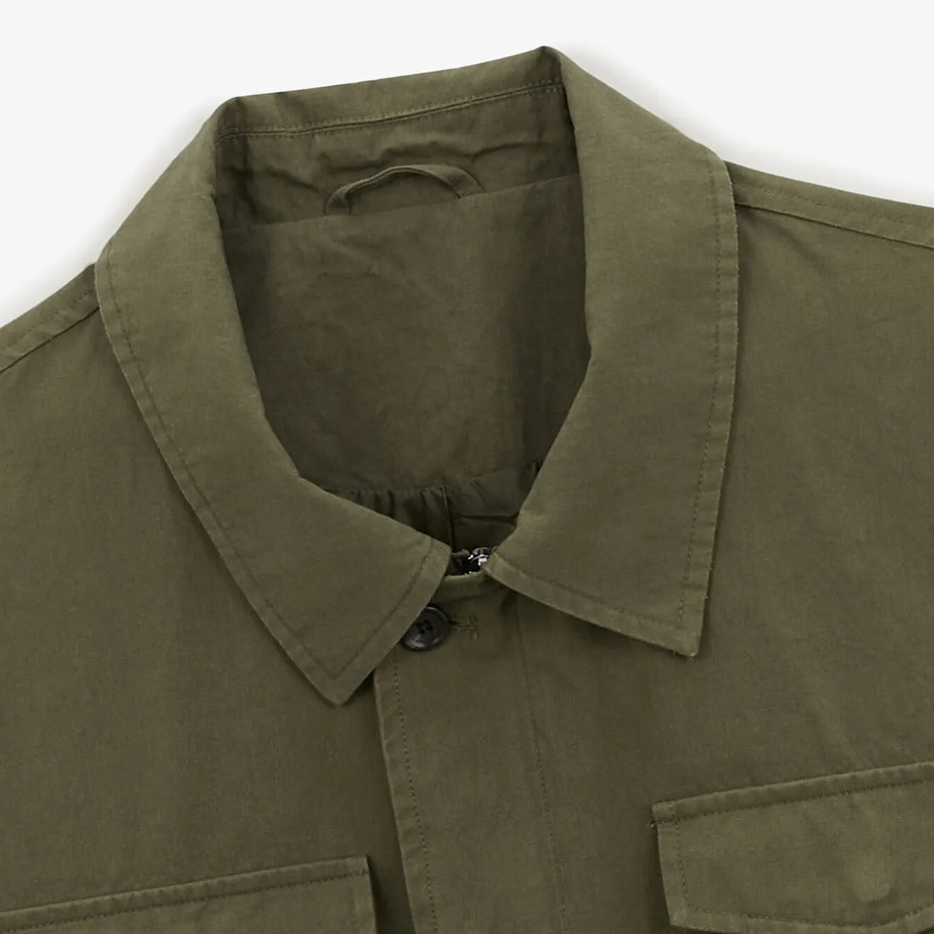 Manteaux & Vestes>SERGE BLANCO Dagobert military safari jacket BLUE WORK