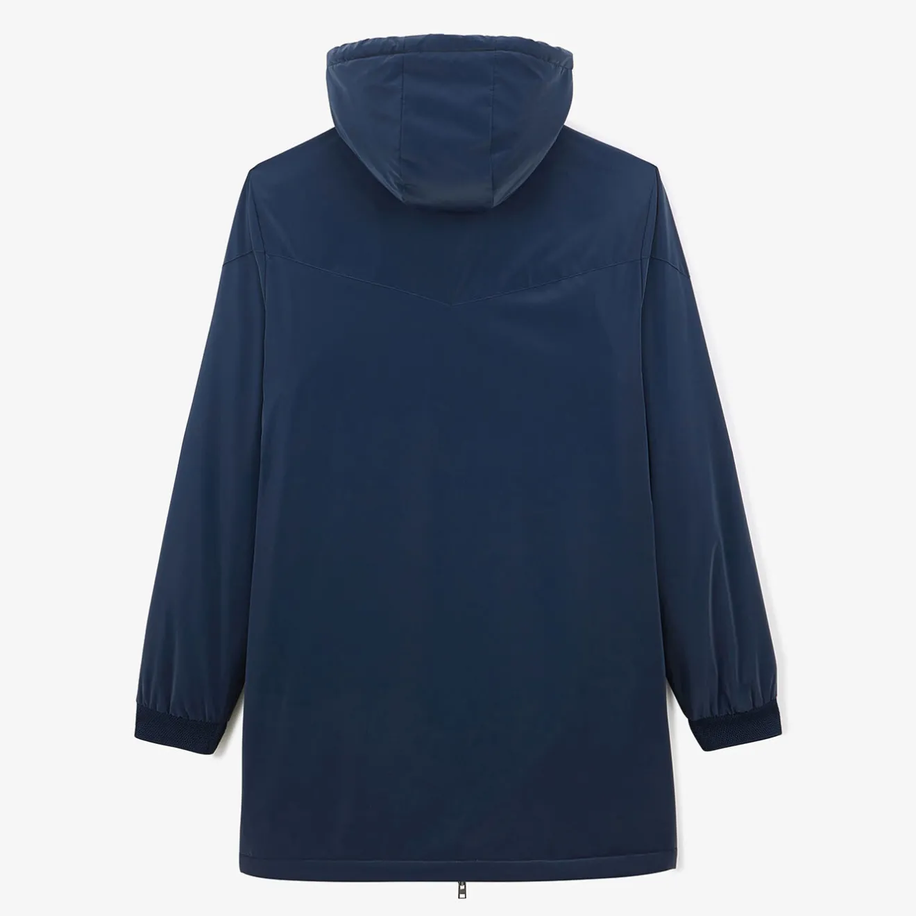 Manteaux Et Vestes>SERGE BLANCO Dark blue Cap Finistère long parka KAKI CLAIR