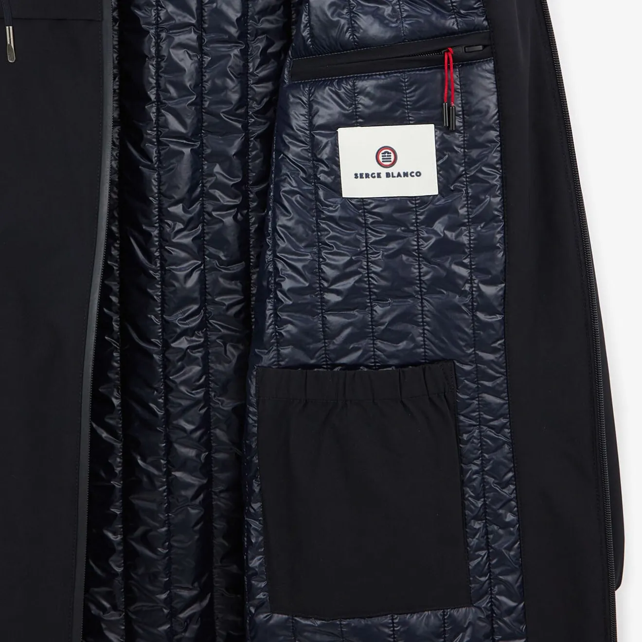 Manteaux Et Vestes>SERGE BLANCO Dark blue Ivan parka BEIGE