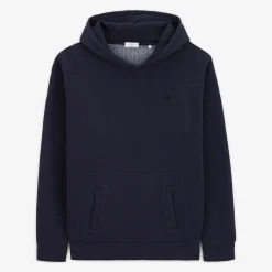 Sweats>SERGE BLANCO Dark blue Stephane hoodie YUZU