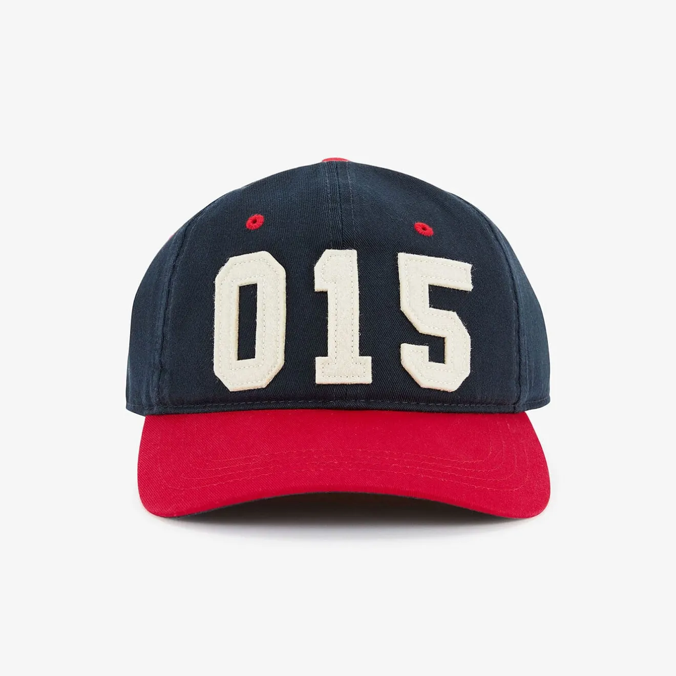 Casquettes Et Bobs>SERGE BLANCO Dark blue two-tone canvas cap BLEUNUIT