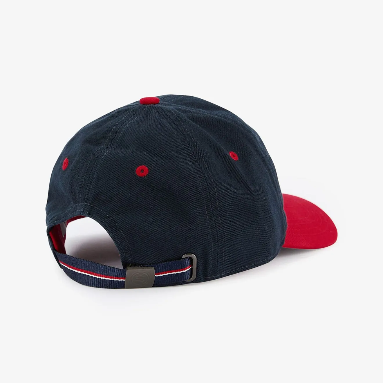 Casquettes Et Bobs>SERGE BLANCO Dark blue two-tone canvas cap BLEUNUIT