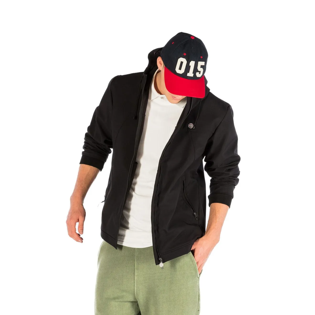 Casquettes Et Bobs>SERGE BLANCO Dark blue two-tone canvas cap BLEUNUIT