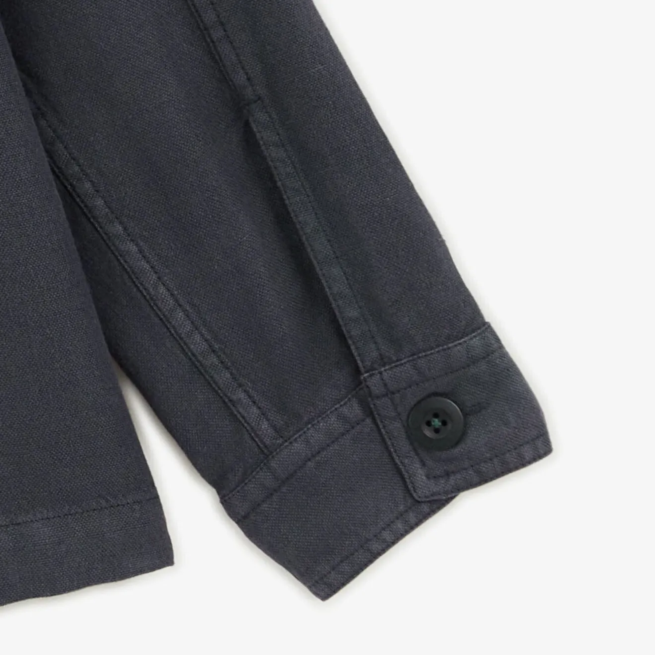Manteaux Et Vestes>SERGE BLANCO Dark blue Wilfried jacket in linen and cotton ABRICOT