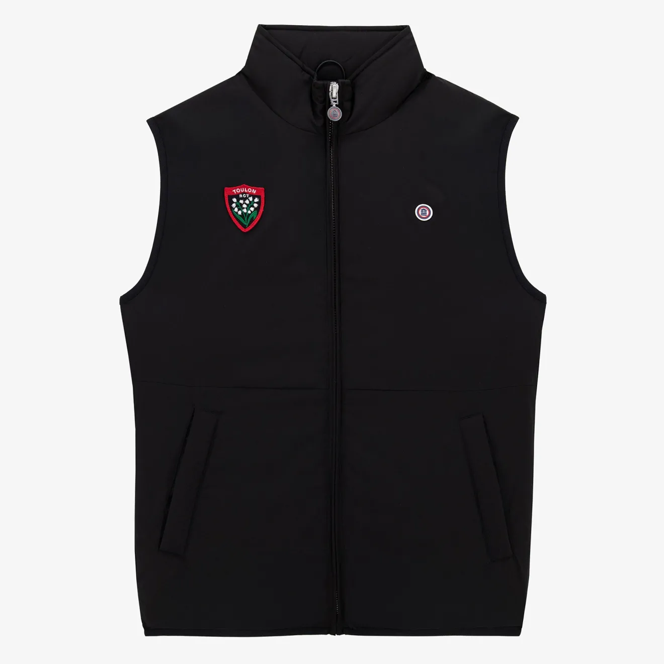 Rugby Club Toulonnais>SERGE BLANCO Daytona RCT Triplet European Cup Down Jacket in Black NOIR