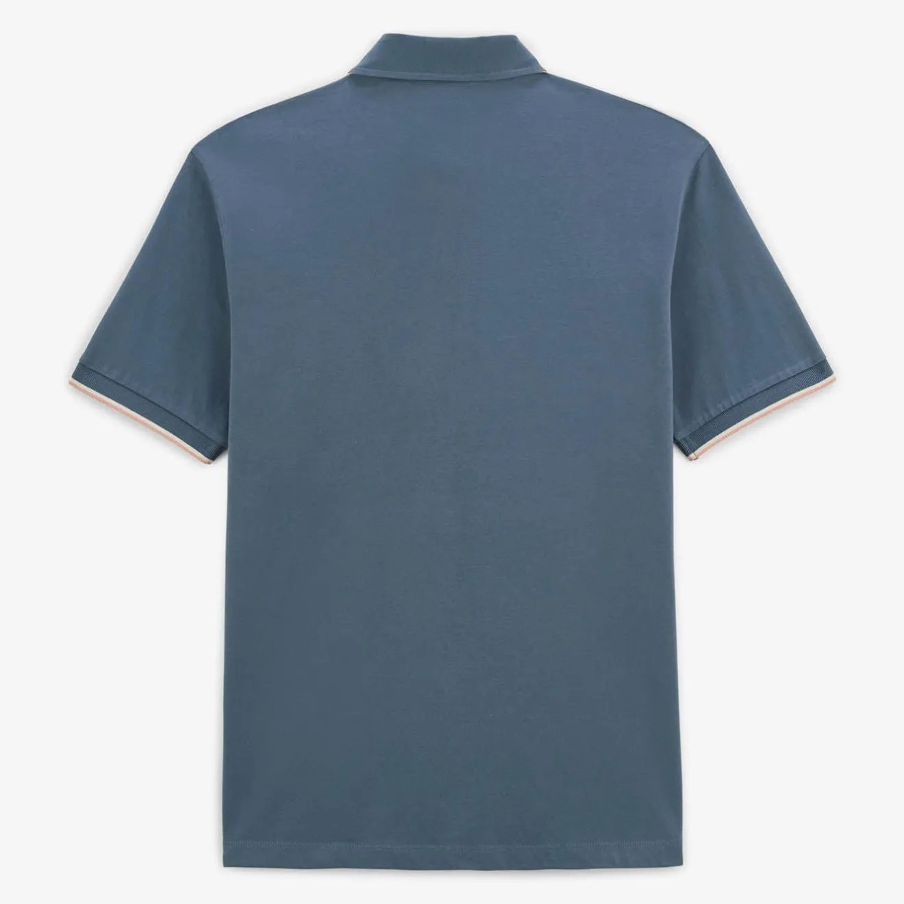 Maillots De Rugby|Polos>SERGE BLANCO Denim blue Wolf short-sleeved rugby jersey BLANC