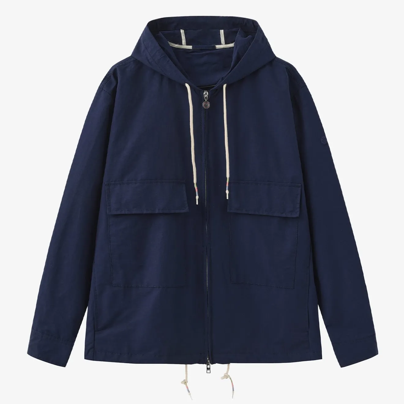 Manteaux & Vestes>SERGE BLANCO Dolan Blue Nautical Parka DARK NAVY