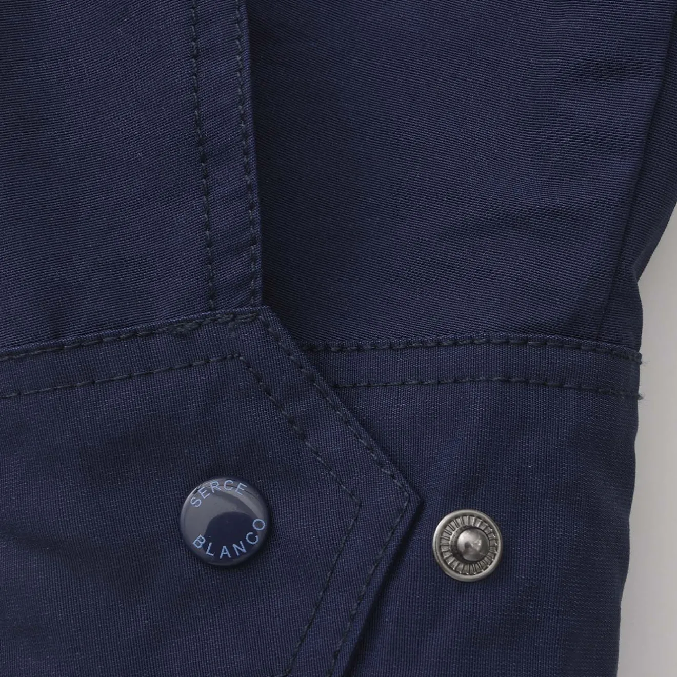 Manteaux & Vestes>SERGE BLANCO Dolan Blue Nautical Parka DARK NAVY