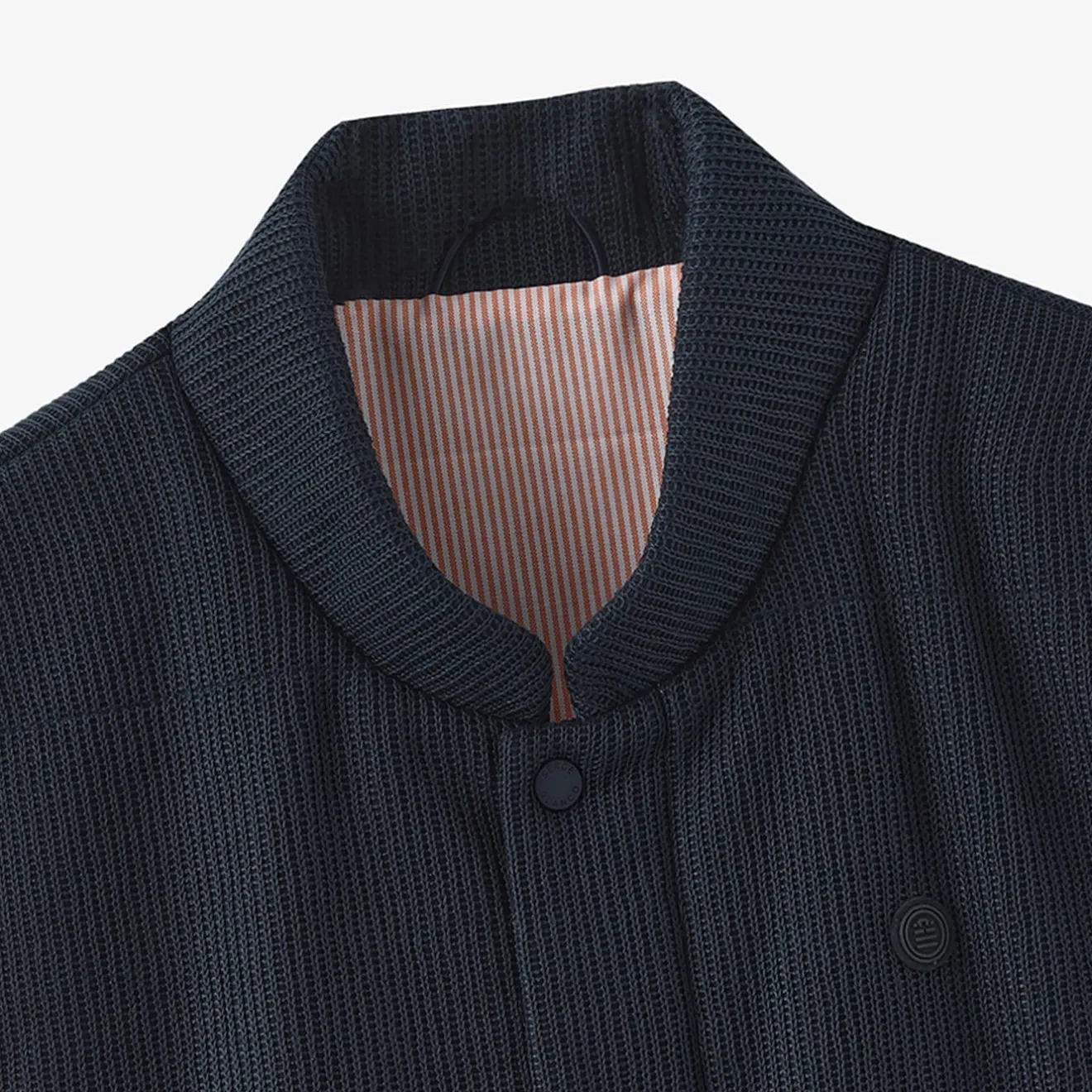Manteaux & Vestes>SERGE BLANCO Donatien sleeveless jacket in mesh dark navy
