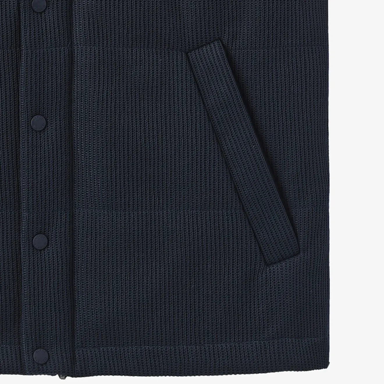 Manteaux & Vestes>SERGE BLANCO Donatien sleeveless jacket in mesh dark navy