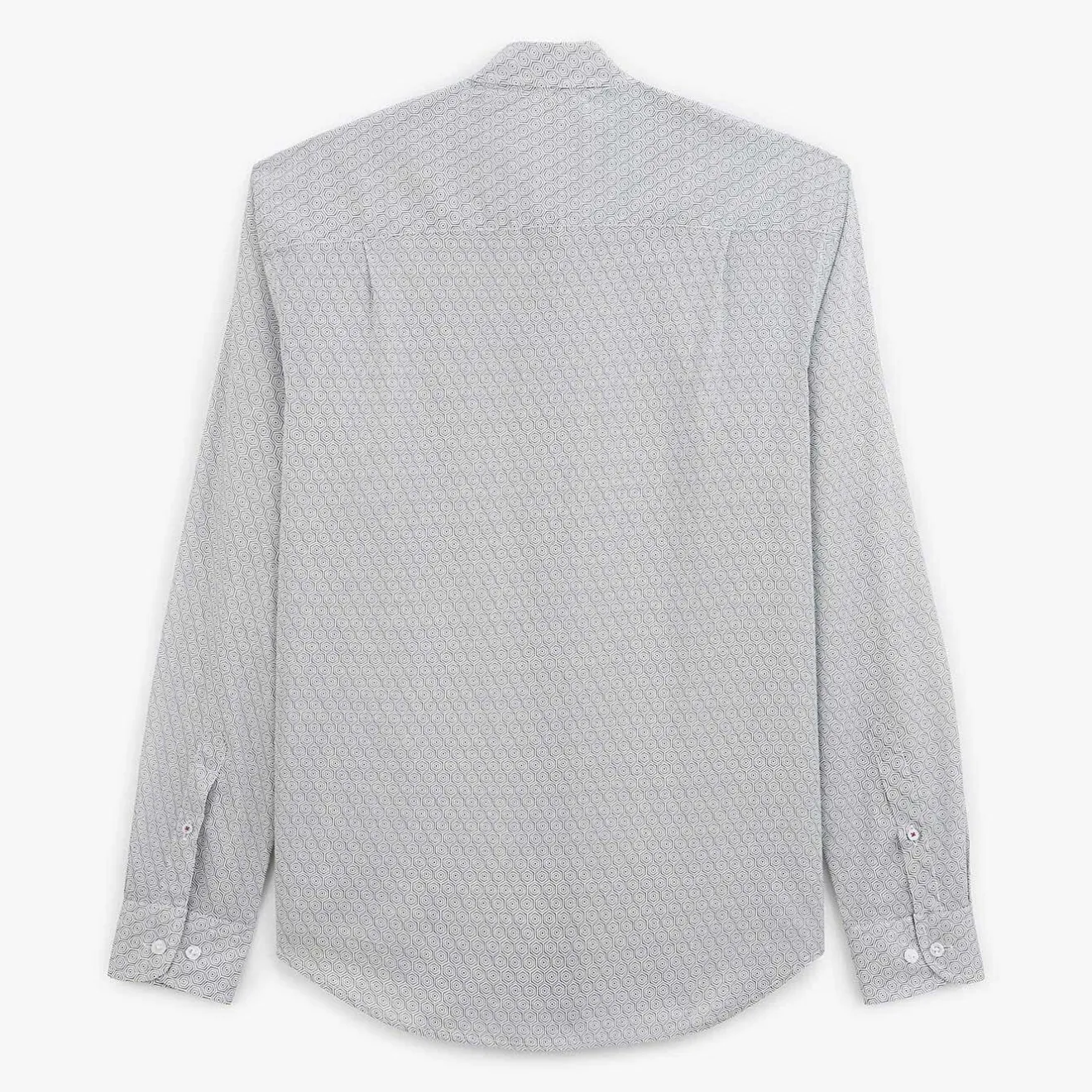 Chemises>SERGE BLANCO Indigo blue printed shirt ROSE