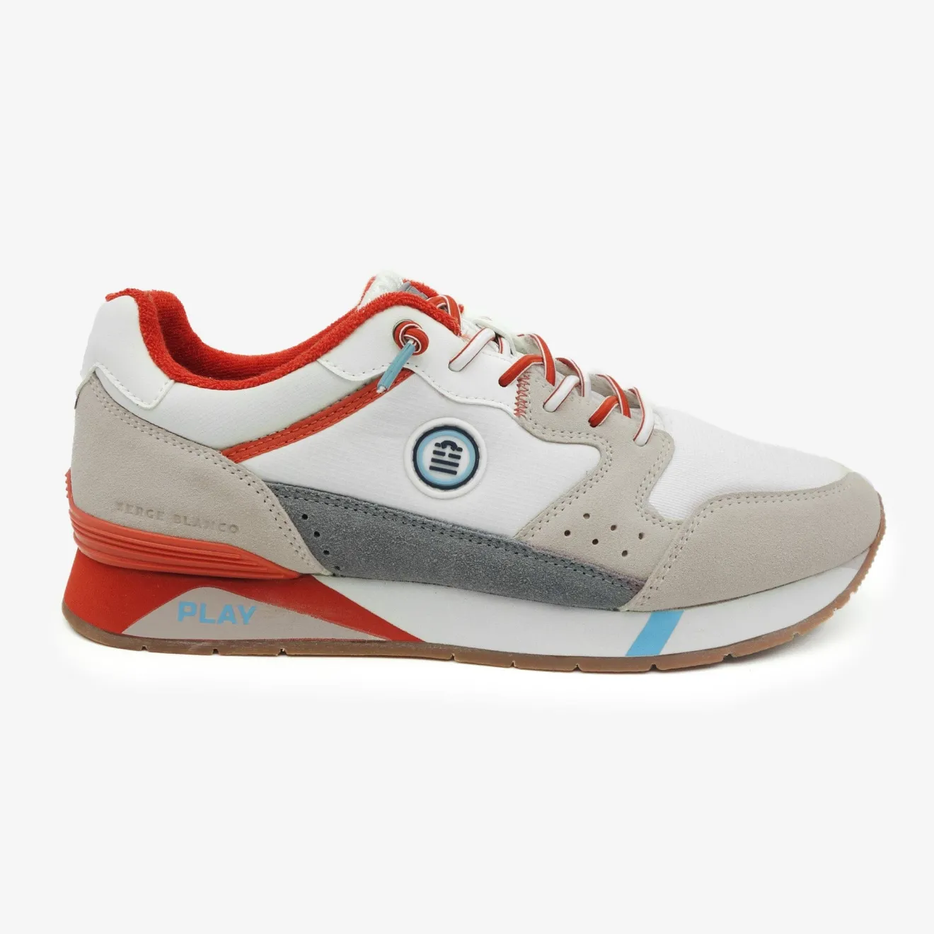 Collection Isola>SERGE BLANCO Isola coral orange sneaker NOIR