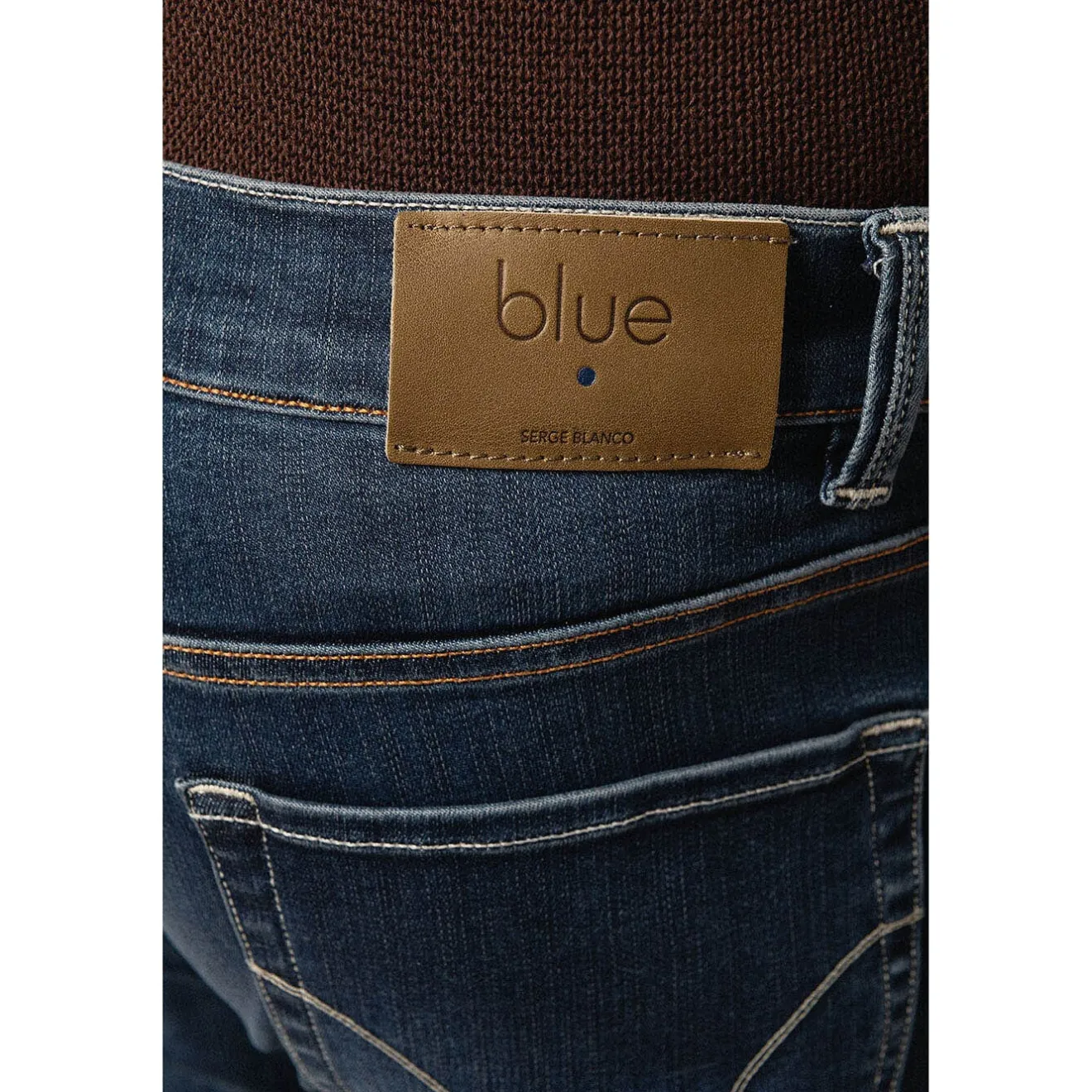 Pantalons>SERGE BLANCO Jean 525 Powertwist Slim Fit DENIM