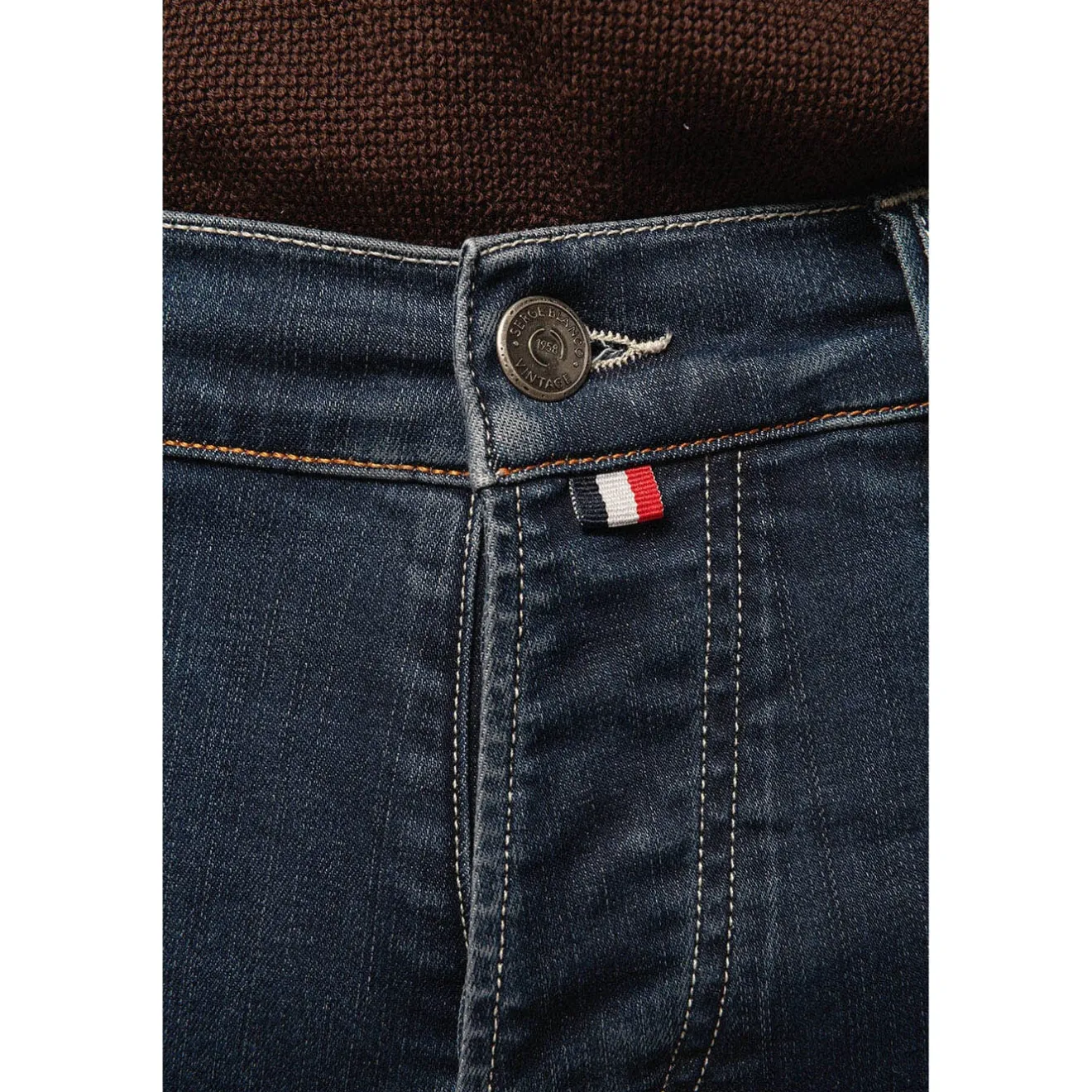 Pantalons>SERGE BLANCO Jean 525 Powertwist Slim Fit DENIM