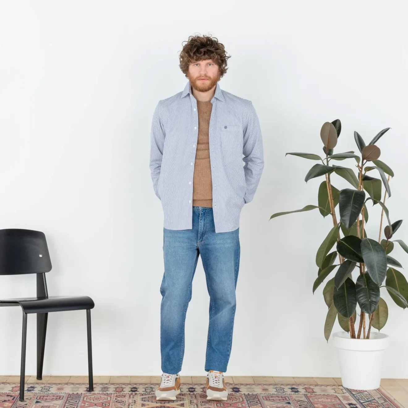 Pantalons>SERGE BLANCO Jean 331 tapered fit COURGE
