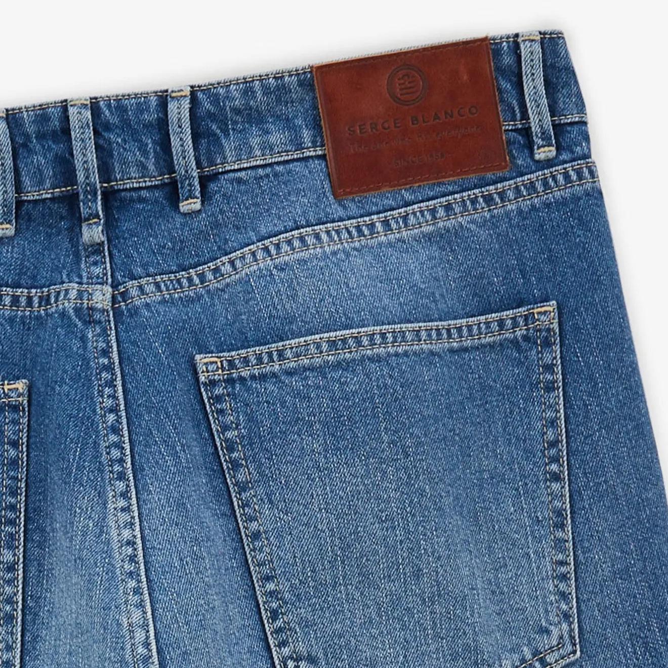 Pantalons>SERGE BLANCO Jean 331 tapered fit COURGE