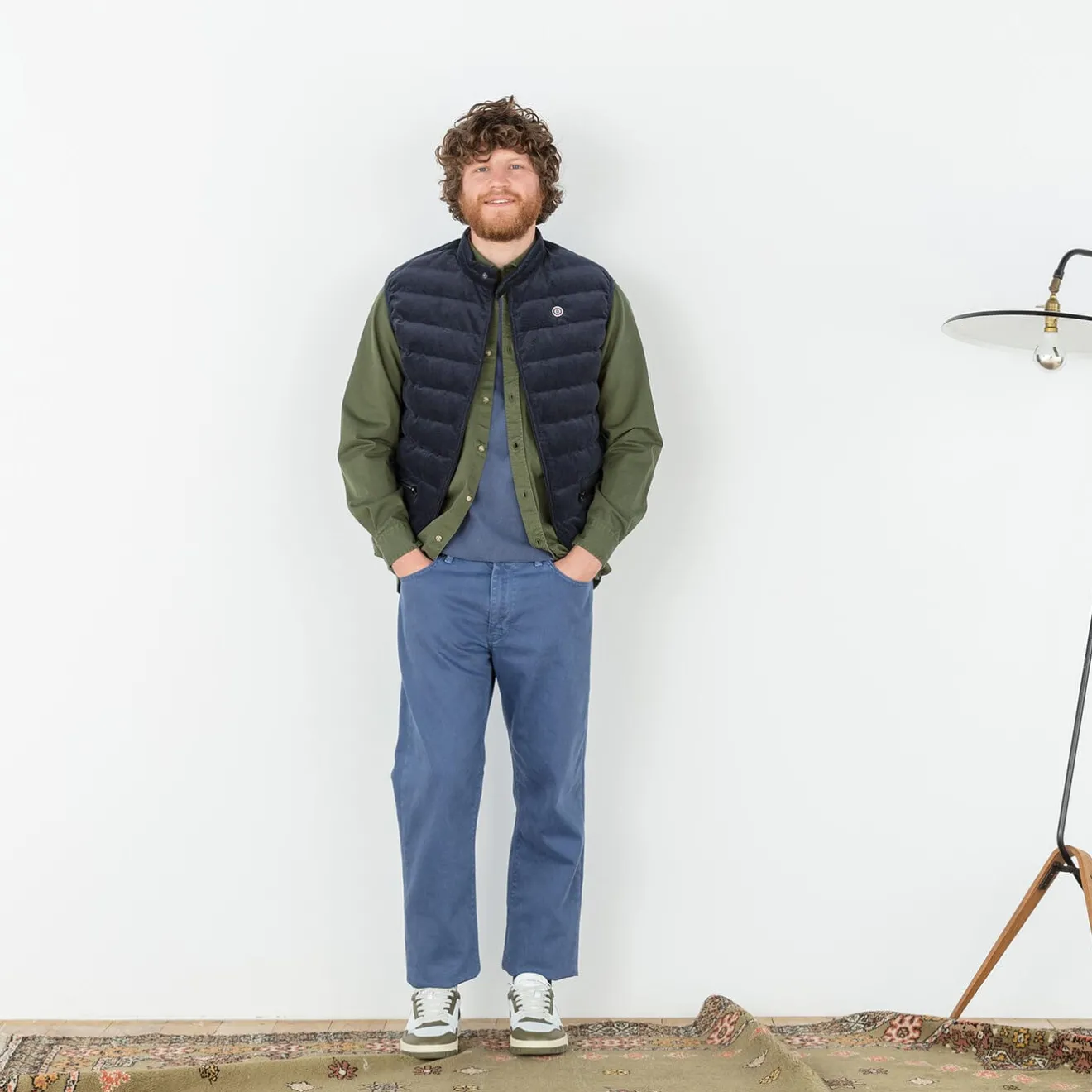 Pantalons>SERGE BLANCO Jean 331 tapered fit indigo blue FAUVE