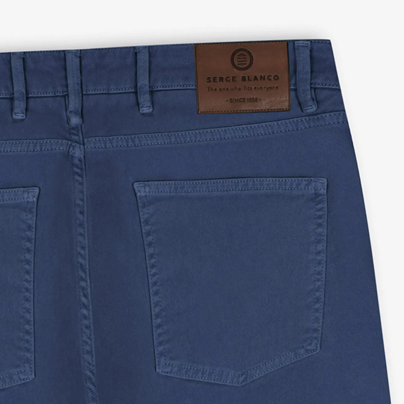 Pantalons>SERGE BLANCO Jean 331 tapered fit indigo blue FAUVE