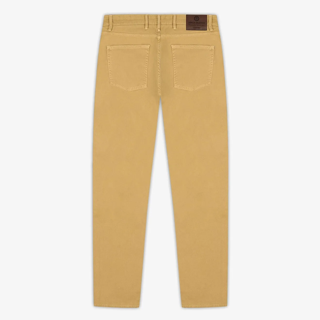 Pantalons>SERGE BLANCO John 331 tapered fit antelope VERMILLON
