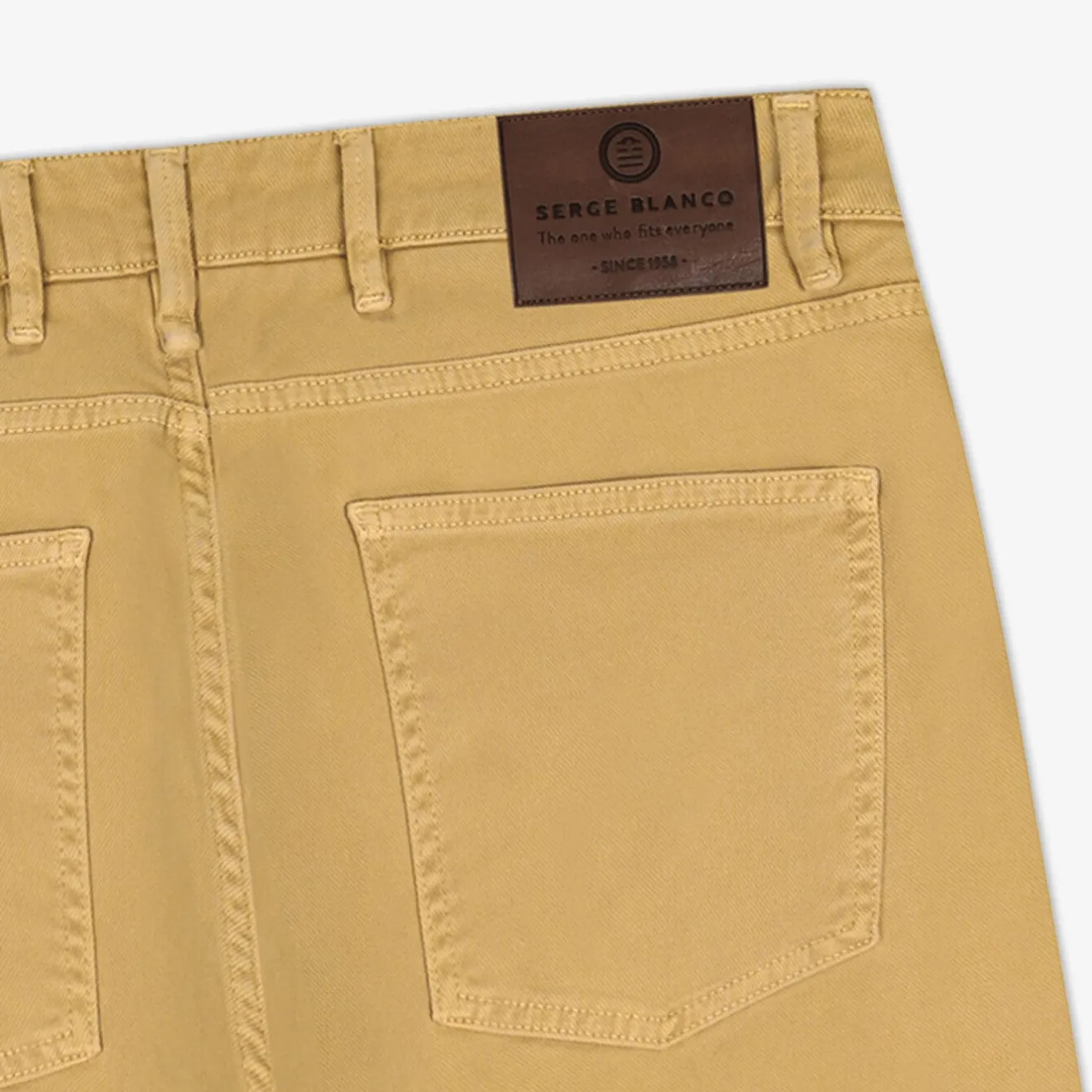 Pantalons>SERGE BLANCO John 331 tapered fit antelope VERMILLON