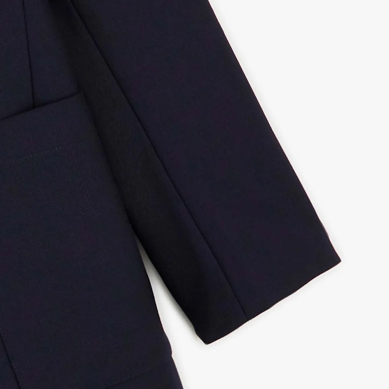 Manteaux Et Vestes>SERGE BLANCO Jules navy blue coat NOIR
