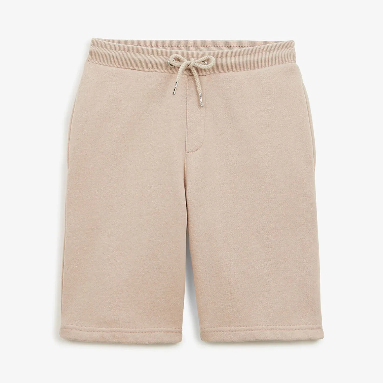 Vêtements>SERGE BLANCO Junior Basile fleece shorts in heather BEIGE