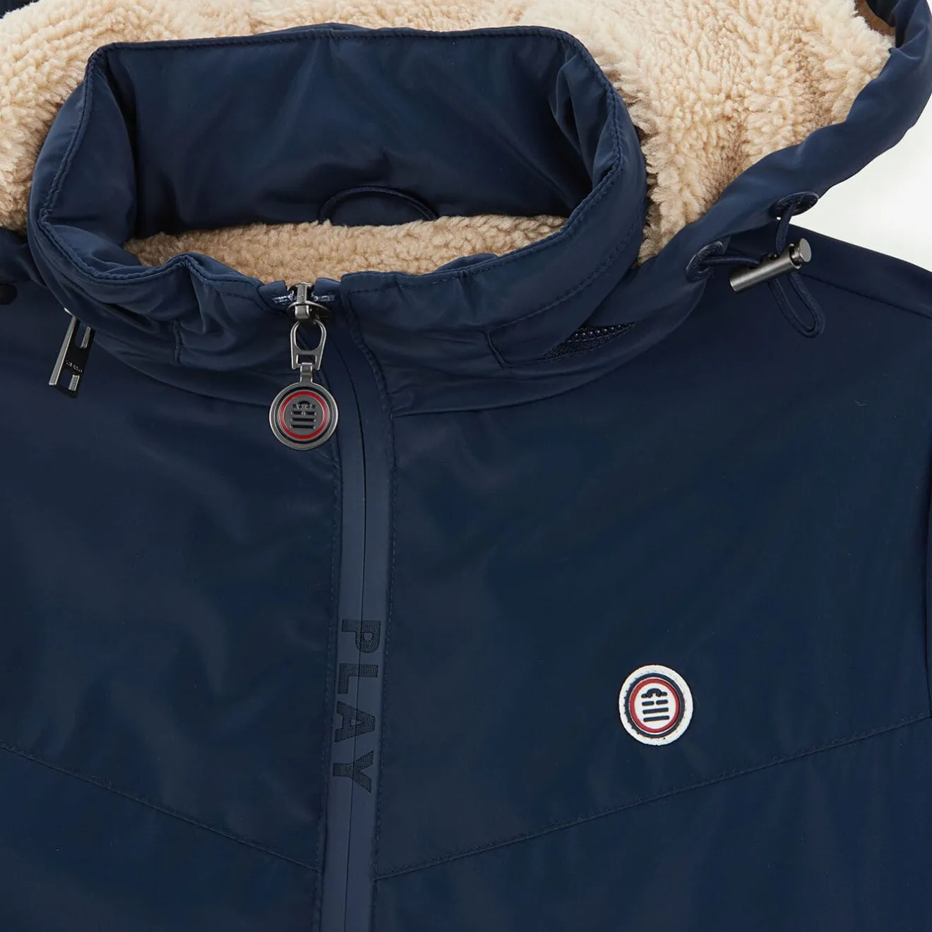 Vêtements>SERGE BLANCO Junior Cap Finistère dark blue long parka ROYAL