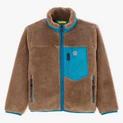 Vêtements>SERGE BLANCO Junior Toronto Brown Fleece Jacket GAZON
